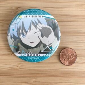 Rare assassination classroom can badge